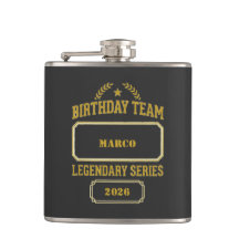 Série Lendária Personalizada Dourada de Aniversári