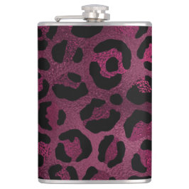 Cantil Série Leopard Burgundy e Dourada Design 9