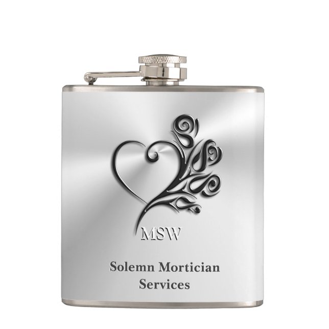 Cantil Serviços Mortican Funerários, Coração e Rosas (Frente)