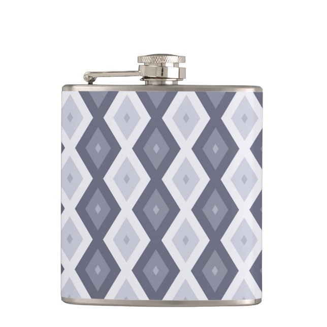 Cantil Shades of blue grey diamond pattern (Frente)