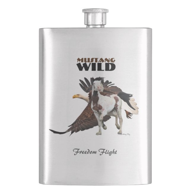Cantil Shaman & Eagle Beverage Flask  (Frente)