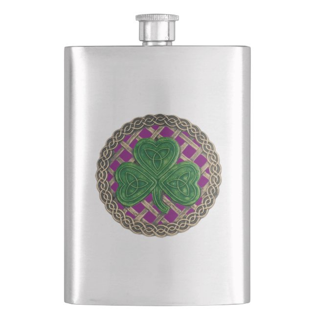 Cantil Shamrock Roxo No Balão Celta (Frente)