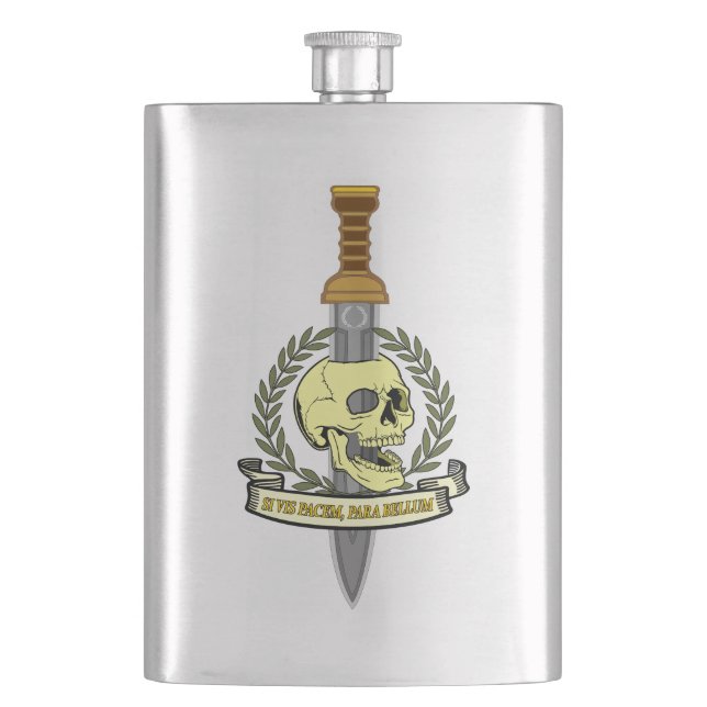 Cantil Si Vis Pacem, Para Bellum.. Skull (Frente)