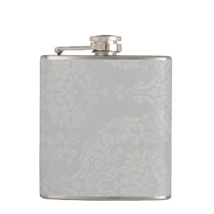 Cantil Silver Damask Lady Hip Flask