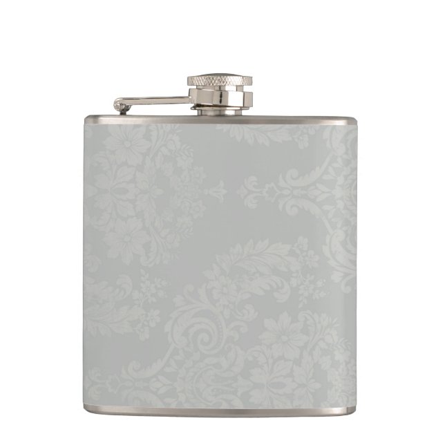 Cantil Silver Damask Lady Hip Flask (Frente)