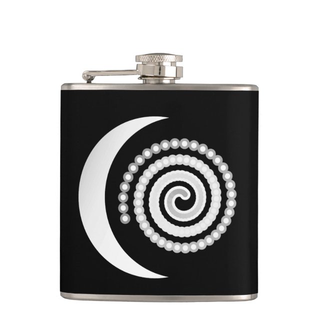 Cantil Silver Moon Spiral a preto (Frente)