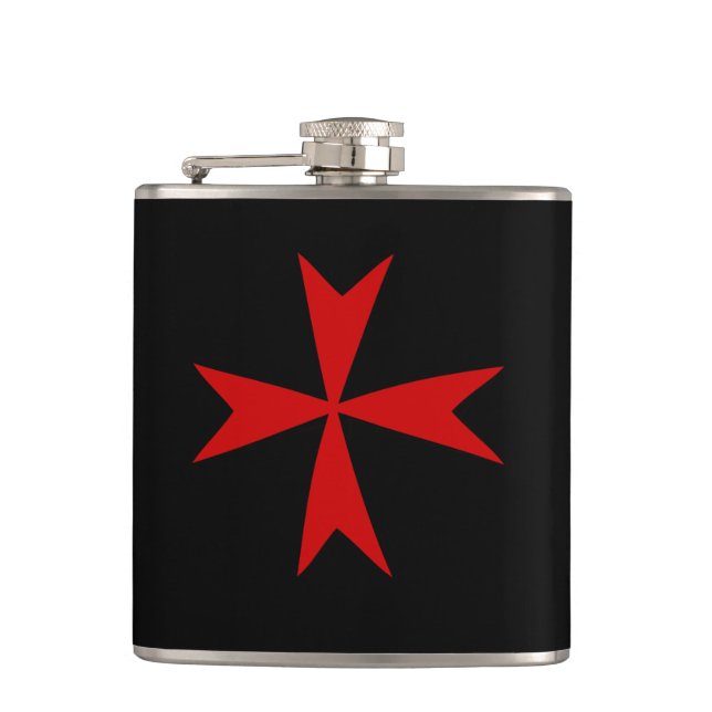 Cantil Símbolo de moda da bandeira Vermelha Maltesa e Mal (Frente)
