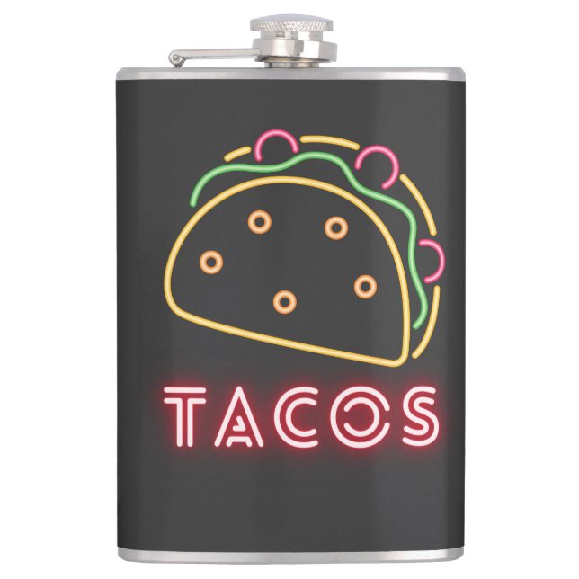 Cantil Símbolo de Tacos Neon  (Frente)