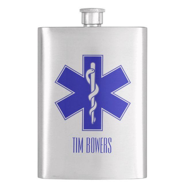 Cantil Símbolo EMT Star of Life Personalizado (Frente)
