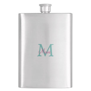 Cantil simples adicionar nome monograma verde rosa azul t