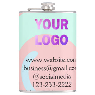 Cantil simples e mínimo adicione seu logotipo/design aqui