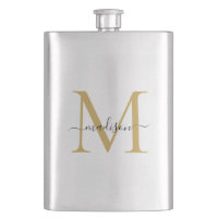 Simples Faux Dourado Monograma Nome do Script Girl