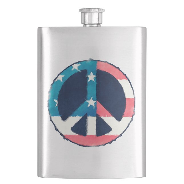 Cantil Sinal de Paz Americano grunge (Frente)