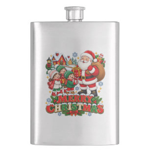 Cantil Sinal Retro Papai Noel Magia Crianças Natal Frasco