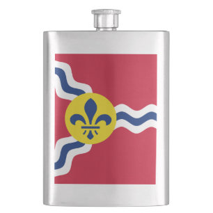 Cantil Sinalizador da Rua Louis, Missouri Hip Flask