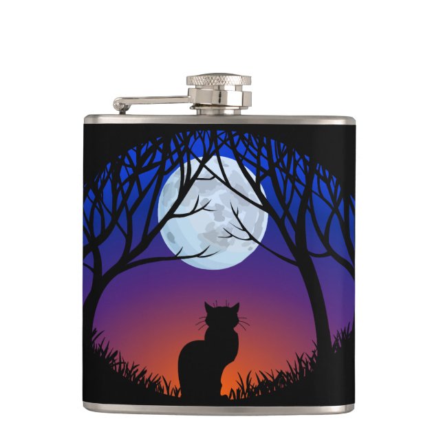 Cantil Sinalizador de Cat Art Personalizado Gato Bebidas  (Frente)