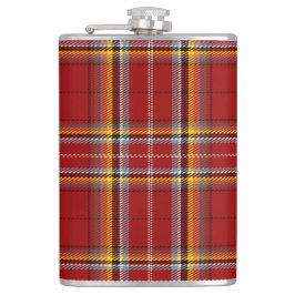 Cantil Sinalizador de Tartan Vermelho e Amarelo