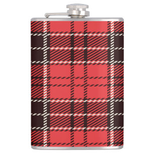 Cantil Sinalizador de Tartan Vermelho e Preto