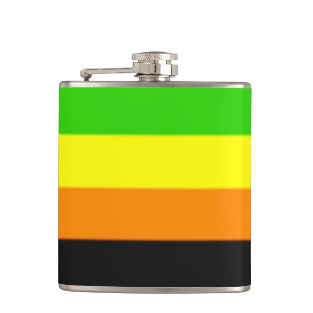 Cantil Sinalizador do Orgulho Aromântico de Queda (Frente)