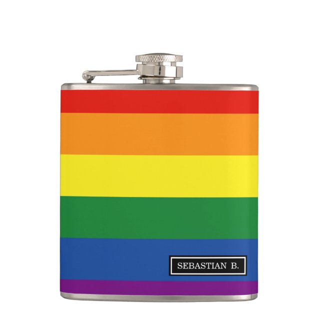 Cantil Sinalizador orgulho gay Arco-Íris (Frente)