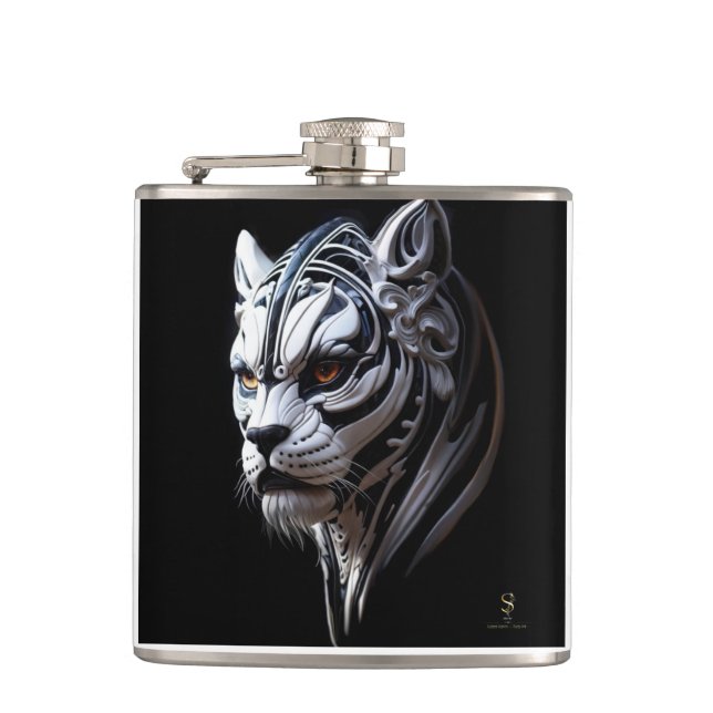 Cantil "Sir Khan" Vinyl Wrapped Flask (Frente)