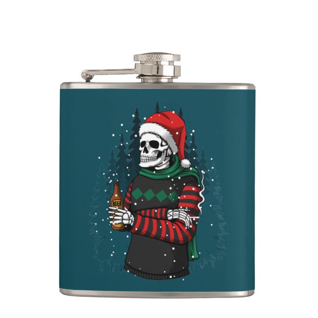 Cantil Skeleton Papais noeis Natal Adulto Stoffer (Frente)