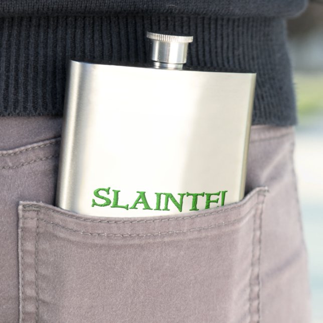 Cantil Slainte classic stainless steel flask (In loco)
