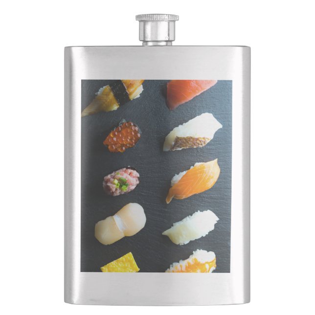 Cantil Slate Sip – Modern Sushi Classic Flask (Frente)