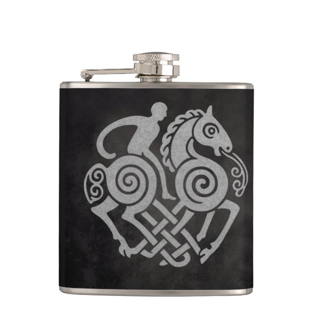 Cantil Sleipnir e Odin Símbolo Design Mitologia Nórdica (Frente)