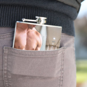 Cantil SlipperyJoe muscular sem camisa homem 6 maço ajust