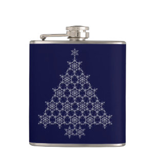 Cantil Snowflake Christmas Tree Flask