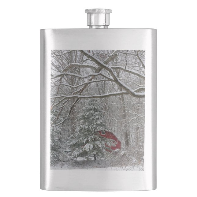 Cantil Snowy Red Barn (Frente)