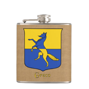 Cantil Sobrenome italiano Greco Heraldic Shield