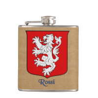 Sobrenome Italiano Rossi Heraldic Shield