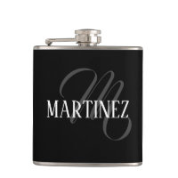 Sobrenome Personalizado Elegante Preto | Nome