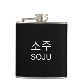 Cantil 🇰 🇷 SOJU 소 주 Texto coreano do Vinho Tradicional 