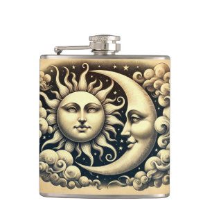 Cantil Sol & Lua Celestiais Vintage 