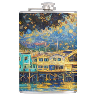 Cantil Sonhos do Porto de Monterey inspirados em Klimt