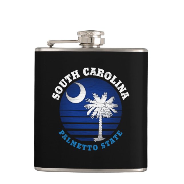 CANTIL SOUL CAROLINA PALMETTO STATE FLAG HIP FLASK (Frente)