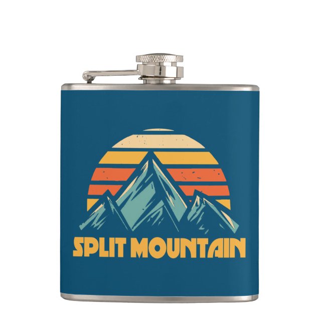 Cantil Split Mountain Califórnia Turquesa Retro (Frente)