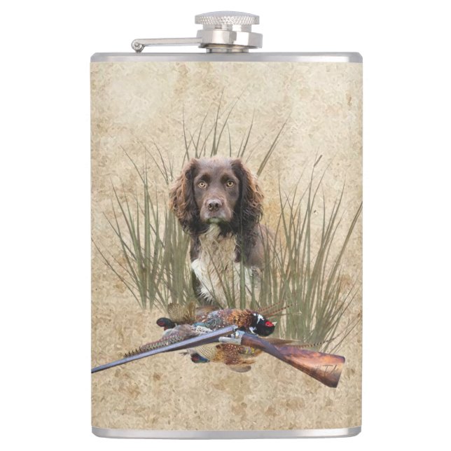 Cantil Sprocker Spaniel Teapot Box Gift Box Azulejo Cerâm (Frente)