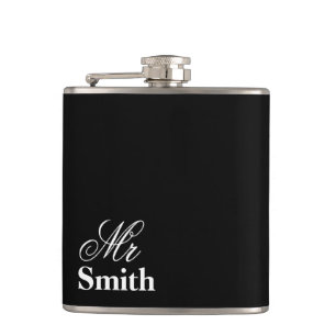 Cantil Sr. Personalized Nome Preto