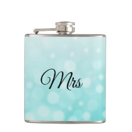 Cantil Sra. Wife Hers Teal Flask