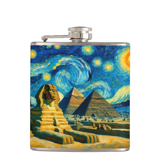 Cantil Starry Night Pyramids Sphinx Egito (Frente)