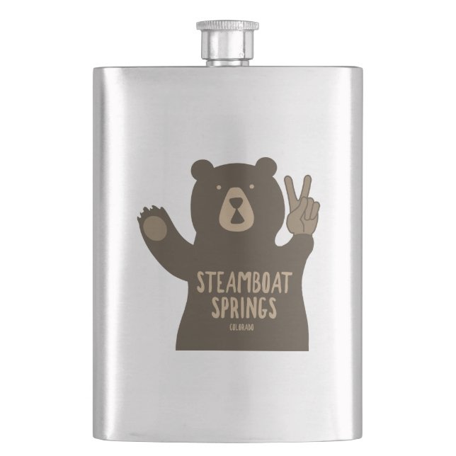 Cantil Steamboat Primavera Colorado Peace Bear (Frente)