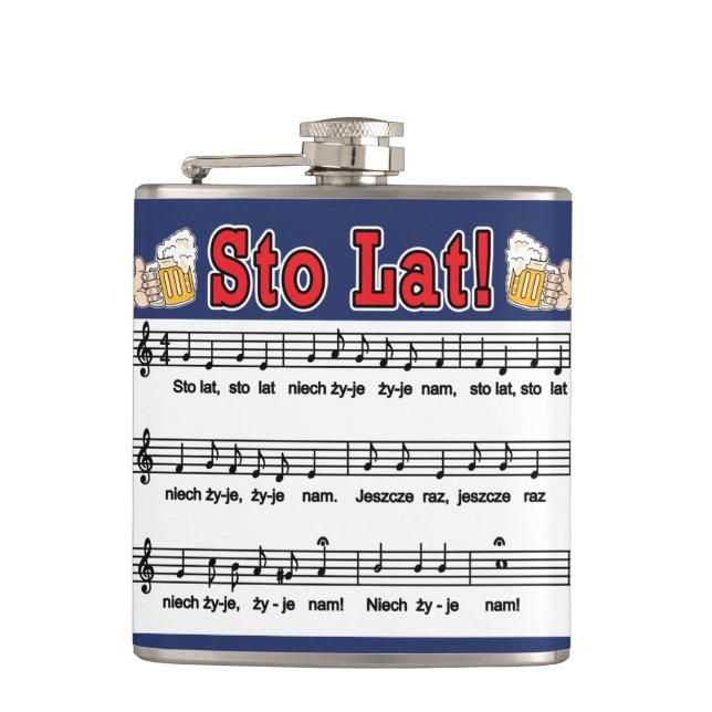 Cantil Sto Lat! Música Com Cerveja Mugs (Frente)