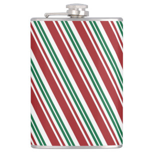 Cantil Stripe de menta Vermelha e Verde