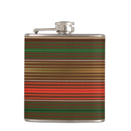 CANTIL STRIPES DE NATAL DOURADO VERDE VERMELHO