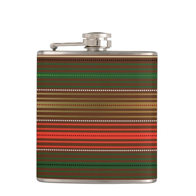 CANTIL STRIPES DE NATAL DOURADO VERDE VERMELHO (Frente)