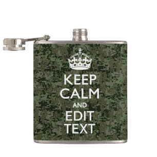 Cantil Sua Camuflagem Digital de Texto Verde Verde Manter